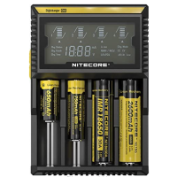 NITECORE D4 LAADIJA 4 AKULE NI-Mh & Li-ion 220V