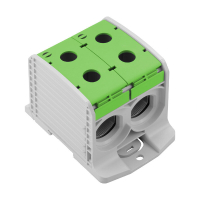 WPD 233 2X300/2X300 GN AL/CU ROHELINE ÜLEMINEKUKLEMM 1 POOLUS 4 LÕPUPUNKTI