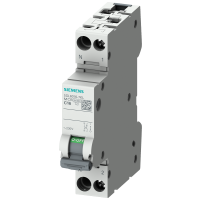 5SL6025-7KL KAITSELÜLITI 1P+N/1MW C25 6kA N vasakul