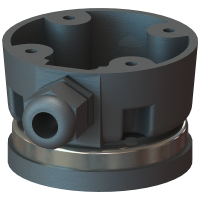8WD4308-0DE MAGNETALUS PLASTIK SIGNAALTORNILE 8WD4 D=70 mm KAABLI LÄBIVIIK KÜLJEL