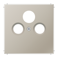 JUNG ES 2990 SAT TV/R/SAT KATE STAINLESS STEEL