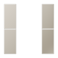 JUNG ES 2502 TSA KATE 2P STAINLESS STEEL