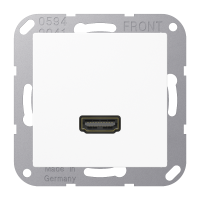 JUNG MA AL 1112 WW HDMI-PESA VALGE