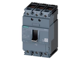 3VA1180-4ED36-0AA0 3VA1 160 KOMPAKTKAITSELÜLITI Icu=36kA @415V 3P TM210 FTFM In=80A Ir=80A FIX Ii=10xIn KAABLIÜHENDUS