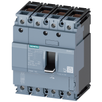 3VA1196-6GD46-0AA0 3VA1 160 KOMPAKTKAITSELÜLITI Icu=70kA @415V 4P TM210 FTFM In=16A Ir=16A FIX Ii=20xIn N100% KAABLIÜHENDUS