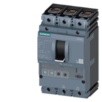 3VA2063-5HN36-0AA0 3VA2 100 KOMPAKTKAITSELÜLITI Icu=55kA @415V 3P ETU350 LSI In=63A Ir=25A...63A Isd=1.5...10xIr Ii=12xIn KAABLIÜHENDUS