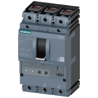 3VA2163-8HN36-0AA0 3VA2 160 KOMPAKTKAITSELÜLITI Icu=150kA @415V 3P ETU350 LSI In=63A Ir=25A...63A Isd=1.5...10xIr Ii=12xIn KAABLIÜHENDUS