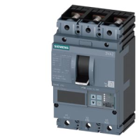 3VA2225-6KP32-0AA0 3VA2 250 KOMPAKTKAITSELÜLITI Icu=85kA @415V 3P ETU850 LSI In=250A Ir=100A...250A Isd=0.6..10xIn Ii=1.5..10xIn POLTÜHENDUS