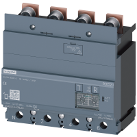 3VA9214-0RL20 3VA1 250 TARVIK RIKKEVOOLUKAITSE RCD520 TÜÜP A 0.03...5A at 50/60Hz REGULEERITAV tv0...3000ms 4P In=250A Ue=100-480V
