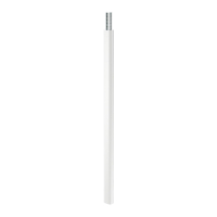 6289974 ISSDM45FRW ALUMIINIUMIST KARBIKPOST PAINDTORUGA 2-POOLNE ALUSELE 80x130x2300 RAL9010