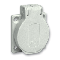 PKN51G PISTIKUPESA NF 50x50mm - 2P+T 10-16 A - lP54 -