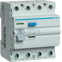 CF441J RIKKEVOOLUKAITSE 4P 40A 300mA AC HAGER
