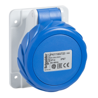 PKY16G723 PRATIKA PISTIKUPESA KIIRE OTSE 16A 2P + E 200...250V AC PANEEL
