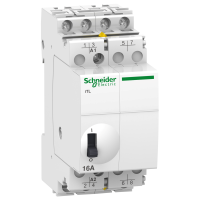 A9C30114 ACTI9 ITL IMPULSSRELEE 4P 4 NO 16A MÄHIS 12 VDC 24 VAC 50/60HZ