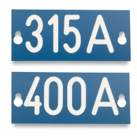 PEM498 NIMIVOOLU MÄRKESILT 315/400 A