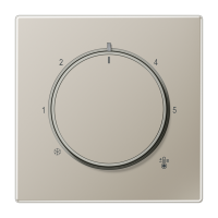JUNG ES 1749 TERMOSTAADI KATE STAINLESS STEEL