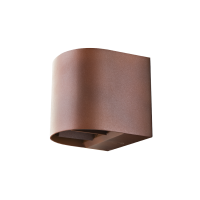 ARTES ROUND CORTEN 8W/830 360LM DIM IP65 FASSAADIVALGUSTI