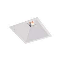 SOFT SQUARE 12W/930 880LM 60DEG DIM L95 W95 H58 IP43 VALGE KANDILINE DOWNLIGHT