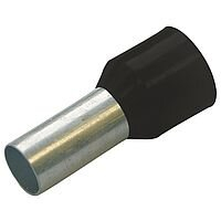 25MM2 18MM JUHTME OTSAHÜLSS ISOLEERITUD MUST 50TK PKK