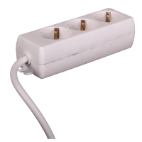 366.32.90 PIKENDUSJUHE 3X230V 3G1.5 3M VALGE