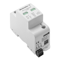 LIIGPINGEPIIRIK T1+T2 (B+C) 1P 25kA 275VAC TN, SIGNAALKONTAKTIGA, MONOPLOKK