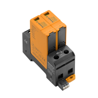 LIIGPINGEPIIRIK T1+T2 (B+C) 2P 25kA 275VAC TN, SIGNAALKONTAKTIGA, S-LINE