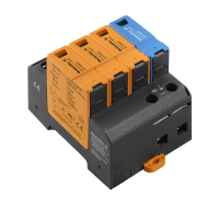 LIIGPINGEPIIRIK T2 (C) 3+NP 40kA 300VAC TN-S, IT, TT, SISSEEHITATUD SULARIGA