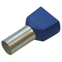 2x2.5MM2 10MM JUHTME OTSAHÜLSS ISOLEERITUD SININE 100TK PKK