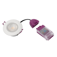 ULTIMUM EXPRESS FLAT CCT3 4/6W/830/840/860 540-750LM 60DEG D85/60 H46 IP65 TULEKINDEL VALGE DOWNLIGHT