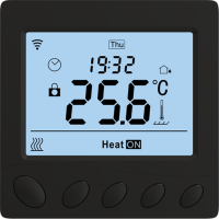 Wi-Fi PÕRANDAKÜTTE TERMOSTAAT 16A 230V MUST