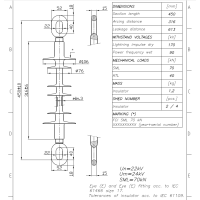 TÕMBEISOLAATOR FCI 24Kv BLL LIINILE 24237-E