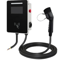 1395_EV ELEKTRIAUTO LAADIJA 16A 11kW 3P 5M KAABEL DISPLEIGA 4G WIFI OCPP 1.6