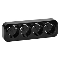 TODO PISTIKUPESA 4-NE PINNAPEALNE IP20 MUST 8TK