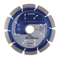 TEEMANTKETAS 125X22.23MM COMET RAPID