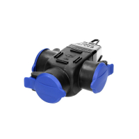 PIKENDUSPESA 3-NE IP44 3X2P+E SCHUKO 16A 230V KUMMIST KAANTEGA