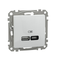 SDD111405 USB LAADIJA A+C 3A 21W VALGE SEDNA DESIGN