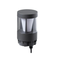 GUIDELUX CONE FLAT 10/15W/830/840 780/1120LM IP65 IK10 TUMEHALL POLLARVALGUSTI PEA