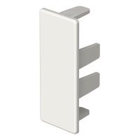 WDK HE20050RW OTSATÜKK 20X50MM. PVC. POLAARVALGE. 9010