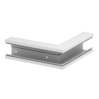 GK-A70110RW VÄLISNURK 70X110MM. PVC. POLAARVALGE. 9010