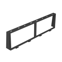 MT45V 2+2 PAIGALDUSRAAM 2+2 MODUL 45. PC/ABS. GRAFIITMUST. 9011