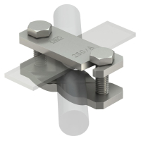 250 A-VA DIAGONAALKLEMM ARMATUURIGA ÜHENDAMISEKS 88X30X45. V2A. 1.4301