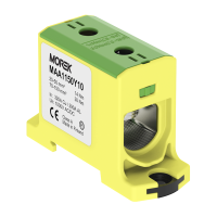 OTL150 KORO 1xAl/Cu 25-150mm² 1000V ÜLEMINEKUKLEMM ELV