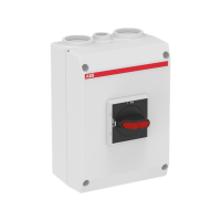 OTP36T4M TURVALÜLITI 4POL 38A AC-23A 400V 22KW IP65 2XM32+M16 ABIKONTAKTIGA