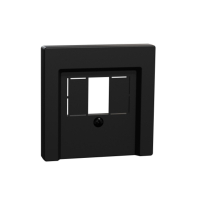 MEG4250-0403 KESKPLAAT RUUDUKUJULISE MATT MUST SYSTEM M MERTEN