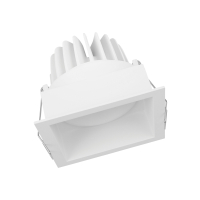 SPOT SQUARE DK ADJ 8W/830 650LM 36DEG SUUNATAV KANDILINE VALGE DOWNLIGHT