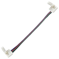 VEGAS EASY CLIP CONNECTOR 24V RGBW IP67 STRIP-TO-STRIP KAABLIGA 150MM LED RIBA JÄTKUÜHENDUS 1TK