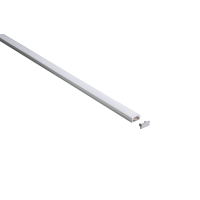 VEGAS LED RIBA ALU PROFIIL 2M W18 H9.5 OPAALKATE+OTSAD KOMPLEKT PINDPAIGALDUSEKS