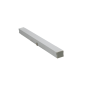 VEGAS LED RIBA ALU PROFIIL 2M W23.5 H21 OPAALKATE +OTSAD KOMPLEKT PINDPAIGALDUSEKS