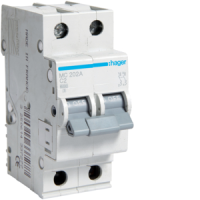 MC202A KAITSELÜLITI 2P C 2A 6kA
