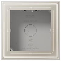 JUNG ES 258 1A-L 1-NE PINNAPEALNE PAIGALDUSKARP STAINLESS STEEL